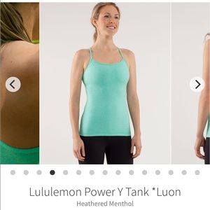 Lululemon Power Y Tank *Luon